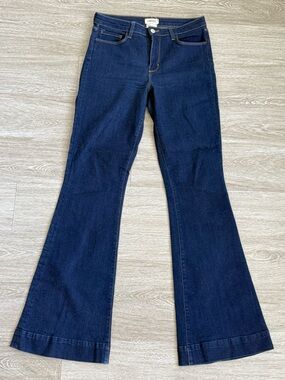 L'AGENCE Dark Indigo Flare Jeans